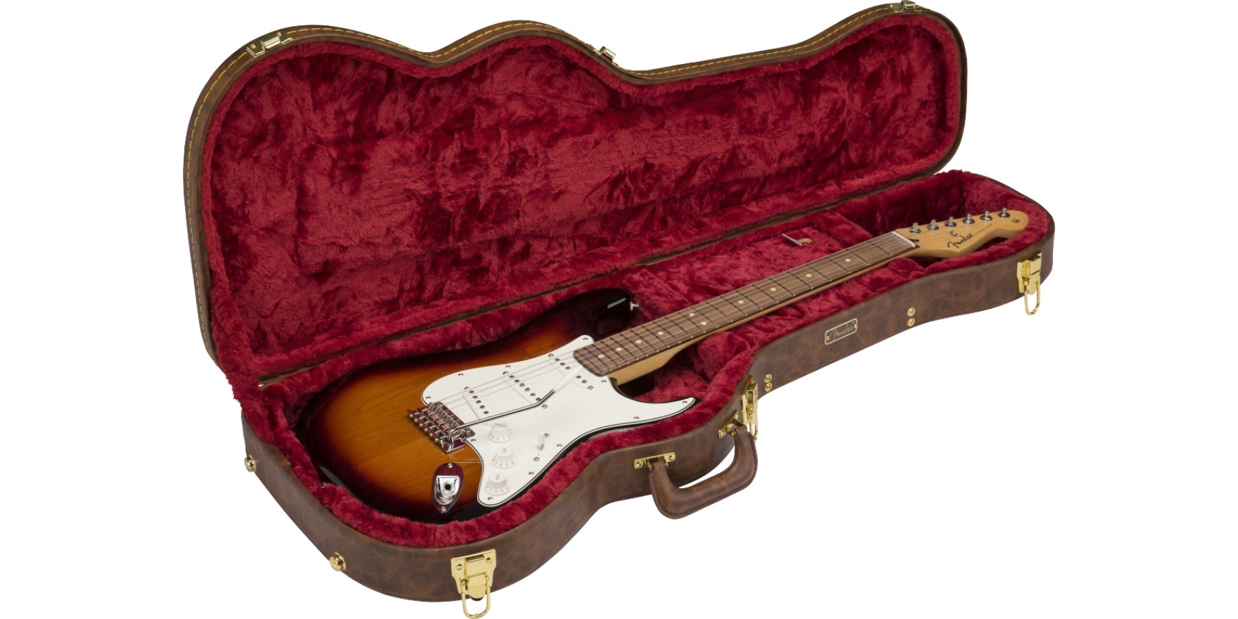 Fender Stratocastertelecaster Poodle Case Brown Uk 