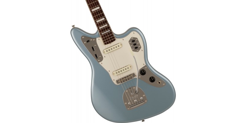 Fender Limited Edition MIJ Traditional Late ‘60s Jaguar Ice Blue Metallic,  Matching Headstock