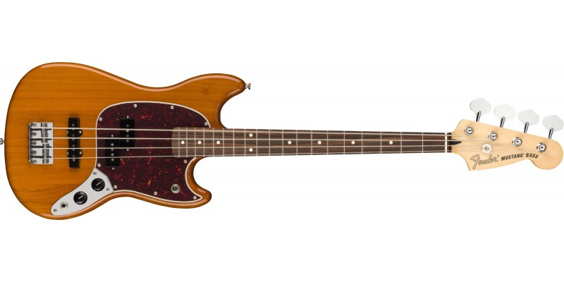 Mustang　Bass　Player　Fender　Natural　PJ　Aged