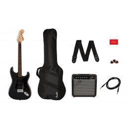 Squier Affinity Series Stratocaster HSS Pack Charcoal Frost Metallic Main