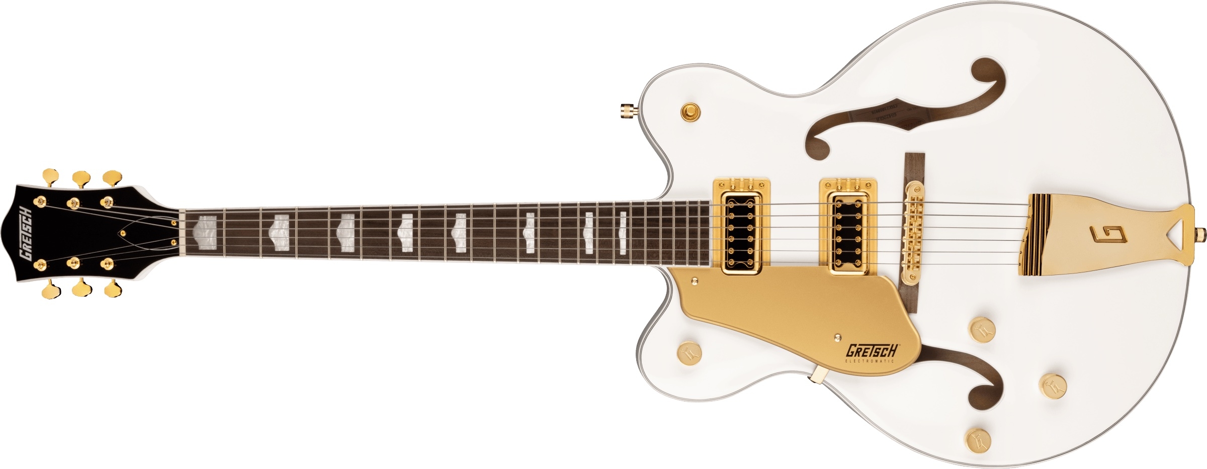 Gretsch G5422GLH Electromatic Classic Double Cut Left Handed Snowcrest White