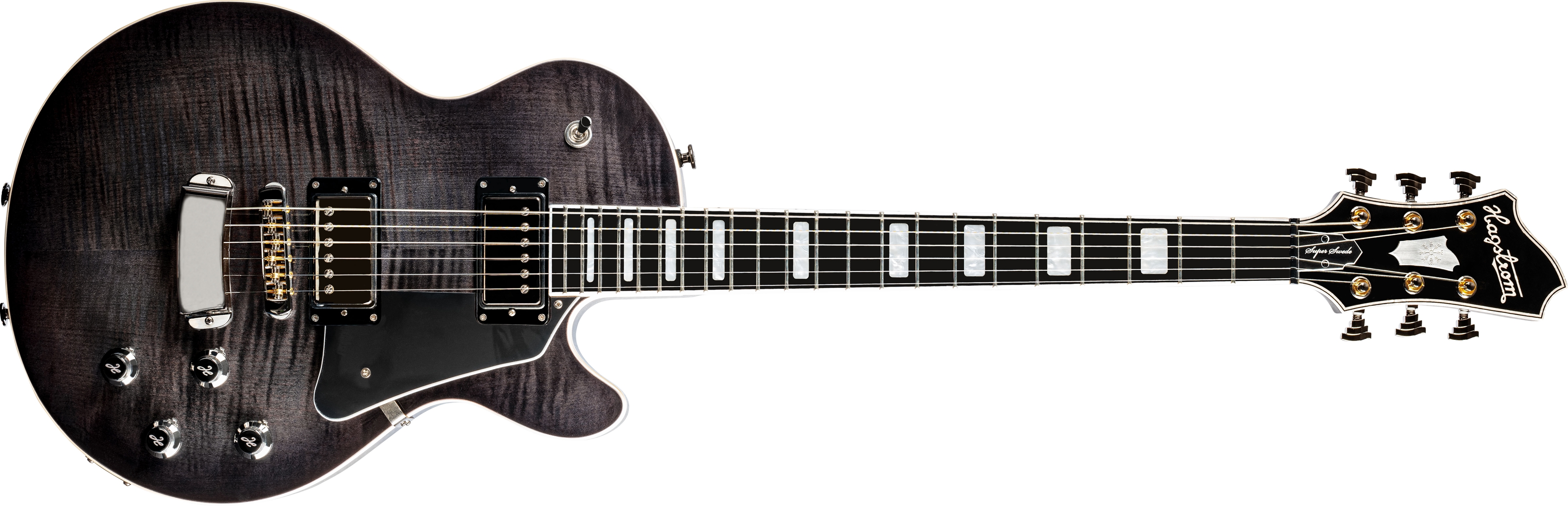 hagstrom super swede cosmic black burst