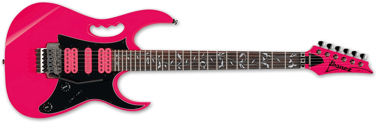 Ibanez JEMJRSP JEM Junior Steve Vai Pink - Guitar.co.uk