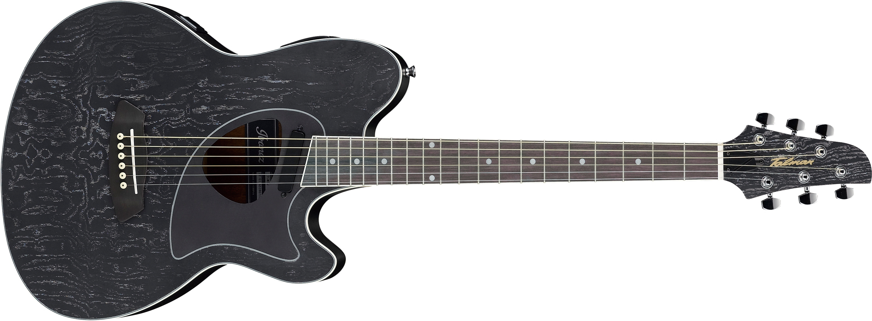 ibanez tcm50 galaxy black open pore