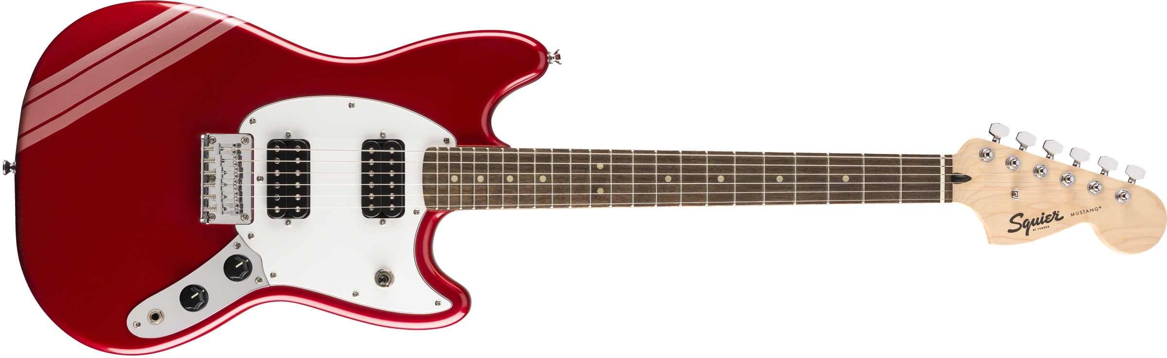 Squier FSR Bullet Competition Mustang HH Candy Apple Red with 