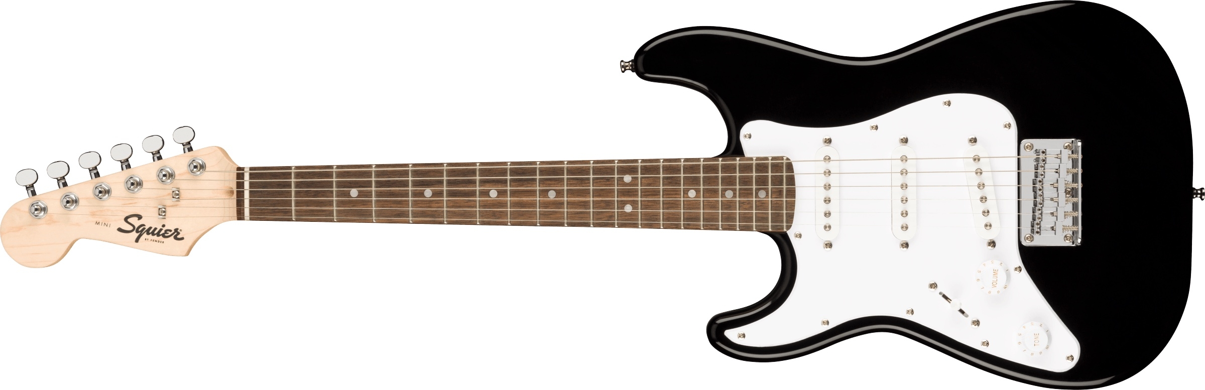 Squier Mini Stratocaster Left-Handed Kids Guitar Black - Guitar.co.uk